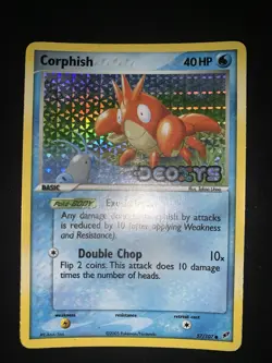 Carta Pokemon Corpish Reverse stamped Holo Ex Deoxys Eng English 57/107 - Image 1