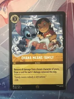 Ohana Means Family 32/204 Legendary Disney Lorcana Winterspell - Image 1