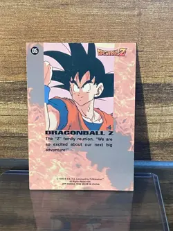 1996 Dragon Ball Z - The Z Family Reunion Prism Card #05 - Image 2