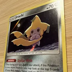 Pokemon Jirachi Holo Rare Card 99/181 Team Up Series RARE GMT GEM MINT New Fresh - Image 3