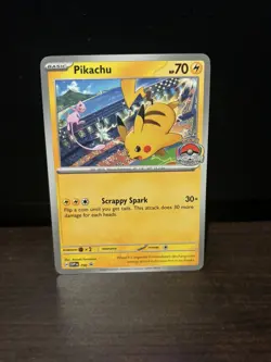 NM Pikachu SVP 190 - World Championships 2024 - Pokemon Card - Image 1