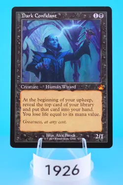 MTG Dark Confidant (Retro Frame) Ravnica Remastered Regular #323 - Image 1