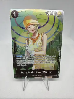 Miss.Valentine Mikita Dash Pack Promo OP14-087 One Piece TCG English - Image 1