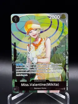 Miss Valentine (Dash Pack) OP14-087 Rare One Piece The Azure Sea's Seven - Image 1