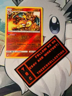 Pokemon Card TCG - Charizard - Sun & Moon Team Up - 014/181 - Reverse Holo Rare - Image 1