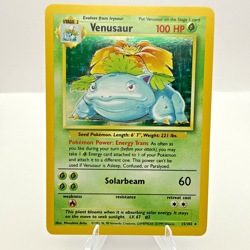 Venusaur Holo Pokemon Card Unlimited Base Set 15/102 Ungraded Raw LP+/NM - Image 1