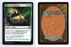 Pest Summoning #211/275 MTG Strixhaven Common 2021 TCG Card - Image 1