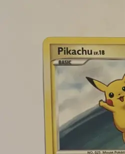 Pokemon Pikachu LV. 18 TCG Pop Series 9 Common Card 15/17 - Image 3