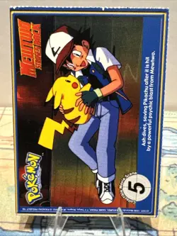1999 Burger King PokeTrivia Trading Card - Machamp #68 - Image 2