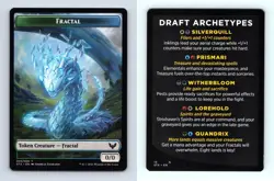 Fractal #3/9 MTG Strixhaven Token 2021 TCG Card - Image 4
