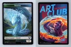 Fractal #3/9 MTG Strixhaven Token 2021 TCG Card - Image 5