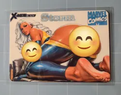 Storm Marvel X-Men Custom Glow In The Dark Waifu Card Feet Fan Art - Image 1