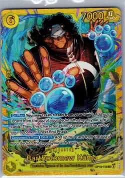 Bartholomew Kuma OP12-119 SEC English Legacy of the Master - One Piece Card - NM - Image 1