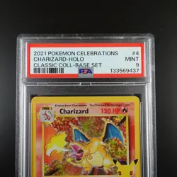 PSA 9 Charizard 4/102 Pokemon Celebrations Classic Collection Holo Graded Card - Image 2