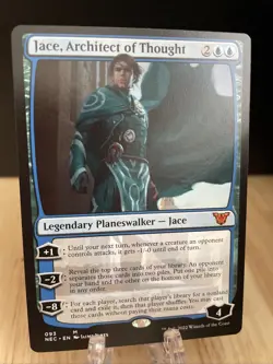 MTG Jace, Architect of Thought Regular 093 Commander: Kamigawa Neon Dynasty NM/M - Image 1