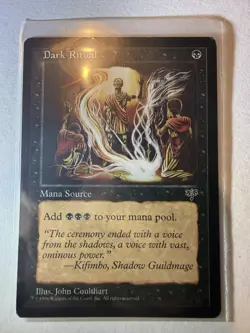 Dark Ritual Mirage Excellent condition Magic the Gathering MTG - Image 1