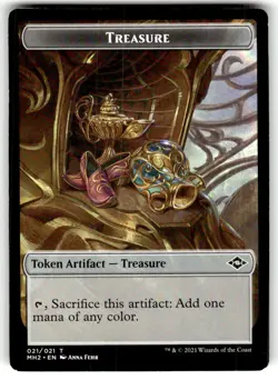 MTG {Daretti, Scrap Savant Emblem} // {Treasure Token} - Commander Masters - Image 2