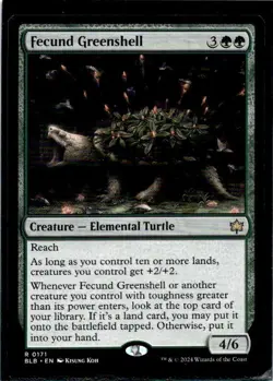 Fecund Greenshell Bloomburrow Regular - Image 1