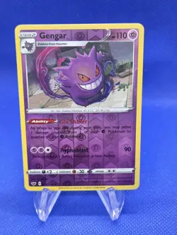Pokemon SWSH01 Sword & Shield Base Set Gengar 085/202 Reverse Holo NM/LP - Image 1