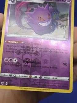Pokemon SWSH01 Sword & Shield Base Set Gengar 085/202 Reverse Holo NM/LP - Image 5