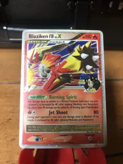 Pokemon Blaziken FB LV.X 142/147 Supreme Victors Ultra Rare Holo English LP - Image 1