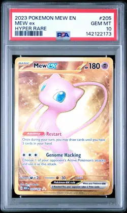 Mew ex 205/165 Scarlet & Violet: 151 Hyper Rare Holo PSA 10 - Gem Mint Pokemon - Image 2