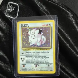 Pokemon TCG Clefairy Holo Base Set 5/102 Wizards of the Coast 1999 English NM! - Image 3