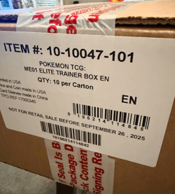 NEW Factory Sealed Case Pokemon TCG Mega Evolution ETB Elite Trainer Box ME01 - Image 3