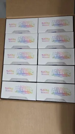 Pokemon Prismatic Evolutions (SV8.5) Elite Trainer Box Case FACTORY SEALED! - Image 1