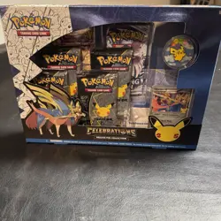 Pokemon Celebrations Deluxe Pin Collection Box Booster Pikachu Zacian English - Image 3