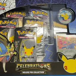 Pokemon Celebrations Deluxe Pin Collection Box Booster Pikachu Zacian English - Image 5