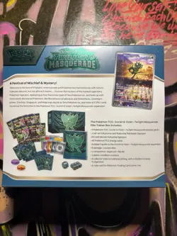Pokemon Scarlet & Violet Twilight Masquerade Elite Trainer Box Ogerpon 2024 - Image 2