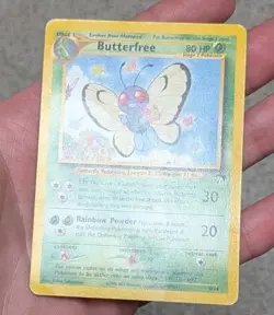Pokemon TCG - Butterfree - Southern Isles 9/18 Vintage Promo - MODERATELY PLAYED - Image 3