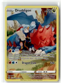 Druddigon ⭐ TG09/TG30 Holo Silver Tempest Trainer Gallery Pokemon NM/LP - Image 1