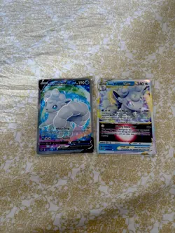 Alolan Vulpix VSTAR - 034/195 - Ultra Rare - Silver Tempest - Pokemon TCG - NM/M - Image 1