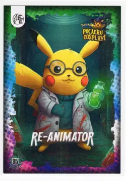 POKEMON PIKACHU COSPLAY - RE-ANIMATOR #95 *GALAXY HOLO - Image 1