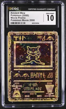 CGC 10 Gem Mint Ancient Mew Pokemon Movie 2000 Pokemon Movie Promo - Image 1