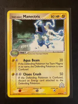 Pokemon Manectric 29/95 Team Magma Vs Team Aqua Nonholo Uncommon LP - Image 1