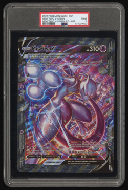 LOW POP 28!JUMBO PSA 9 2021 POKEMON SWSH BLACK STAR PROMO MEWTWO V-UNION Special - Image 1