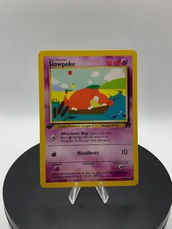 Pokemon - Slowpoke - Team Rocket 67/82 1st Edition - Common - LP - Image 3