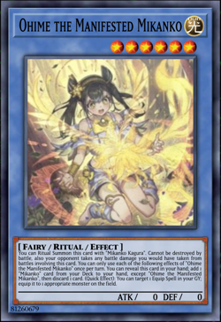 Yugioh! Ohime the Manifested Mikanko MZMU-EN PREORDER - Image 1