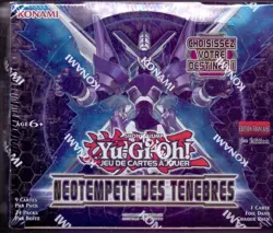 YU GI OH ! 1 BOITE DISPLAY DE 24 BOOSTERS DE 9 CARTES NEOTEMPETE DES TENEBRES - Image 1