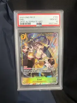 2023 One Piece Enel OP05-100 Alt Art PSA 10 - Image 1