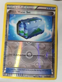 Fresh Water Set 129/160 XY Primal Clash Reverse Pokemon Holo Foil Nice! - Image 1