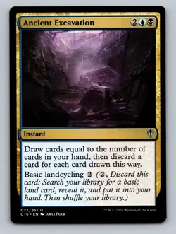 Ancient Excavation #27 Commander 2016 MTG Near Mint or Better - Image 1