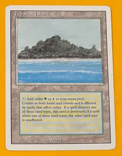 MTG TROPICAL ISLAND Revised (OldManMTG 007-498) - Image 1