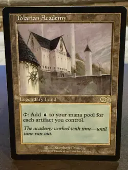 Tolarian Academy Rare Urza's Saga MTG: Magic The Gathering NM/GM Never Played - Image 1