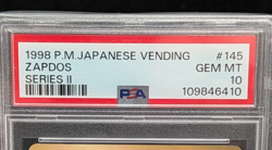 1998 Pokemon Japanese Vending Series II Zapdos #145 PSA 10 Gem Mint - Image 2