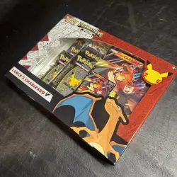 Pokemon TCG Celebrations Collection Lance's Charizard V Box NEW Factory Sealed - Image 1