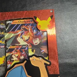 Pokemon TCG Celebrations Collection Lance's Charizard V Box NEW Factory Sealed - Image 3
